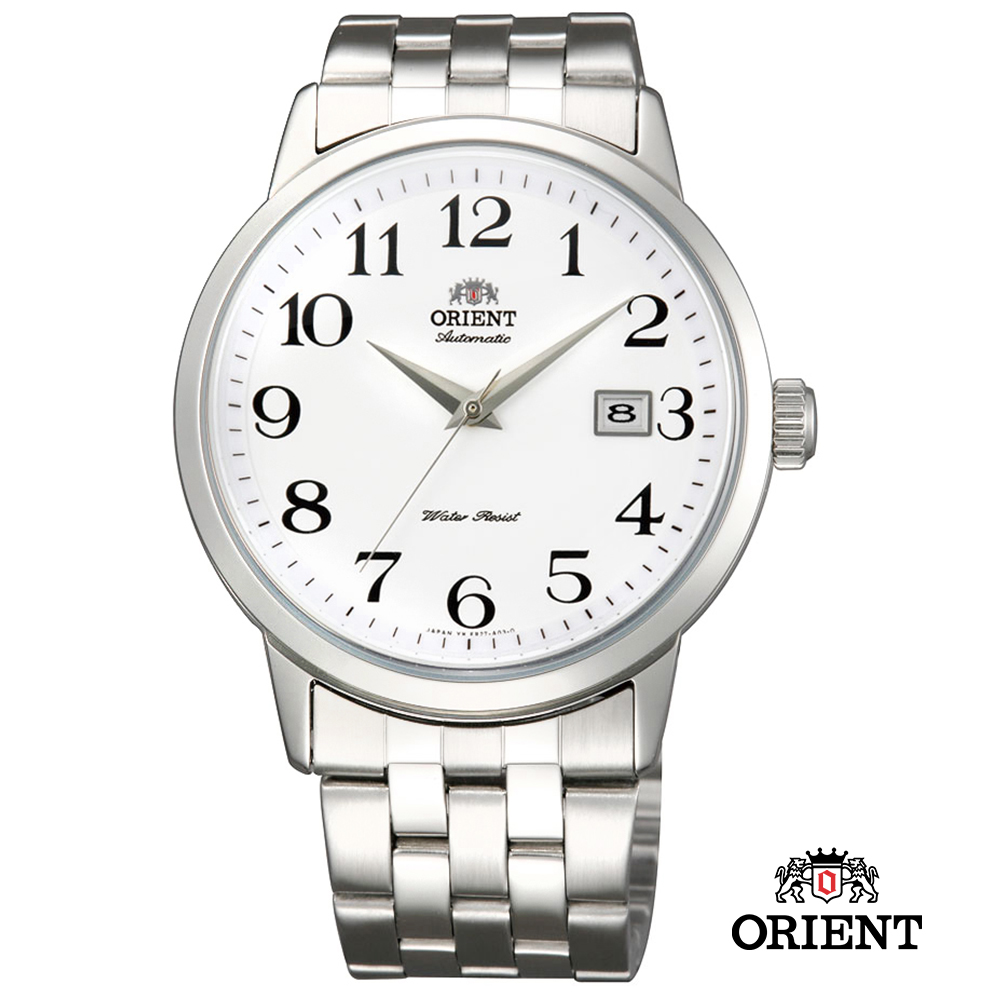 ORIENT 東方錶 Classic Design系列 日期顯示機械錶 白色 - 41mm