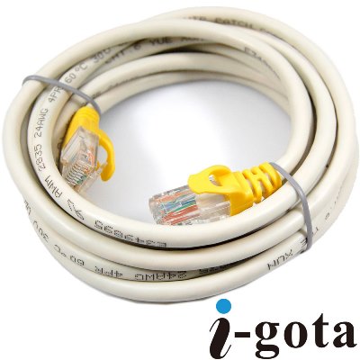 i-gota CAT6A超高速網路多彩線頭傳輸線 3M