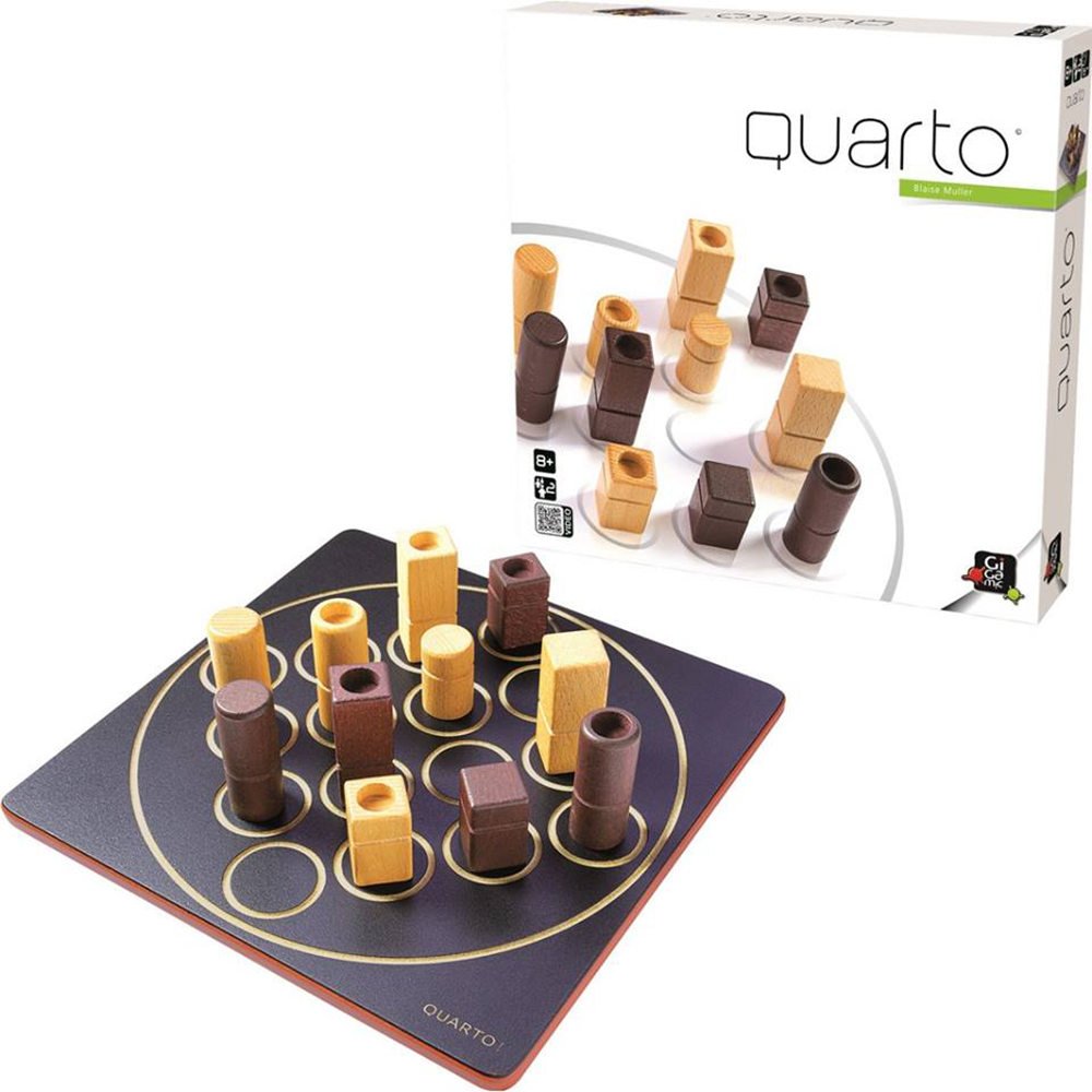 法國經典桌遊 GIGAMIC  四連戰迷你版 QUARTO MINI