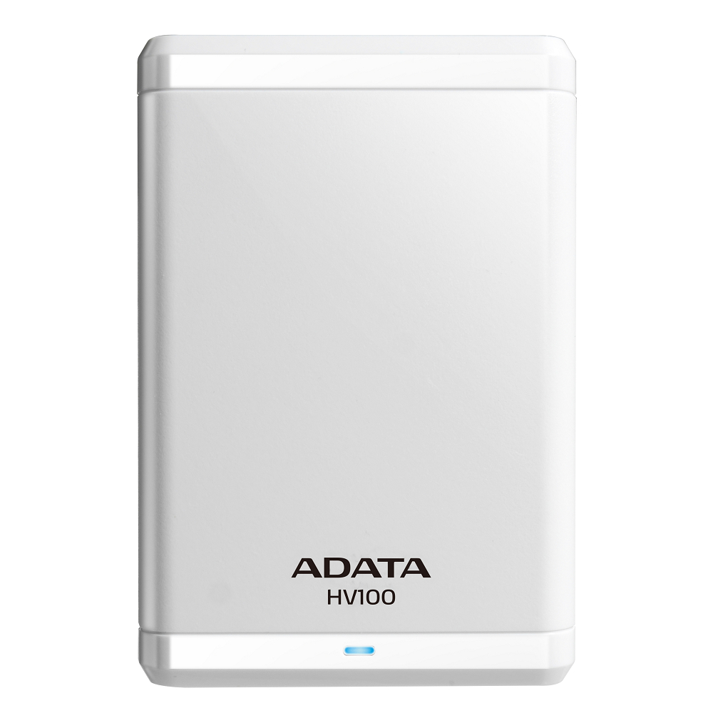 ADATA威剛 HV100 2TB USB3.0 2.5吋行動硬碟-白色系