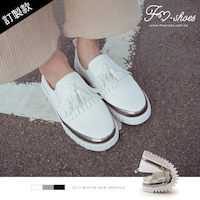 fmshoes 流蘇可彎折懶人鞋