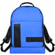 Calvin Klein 藍色皮革壓紋後背包-大型 product thumbnail 1