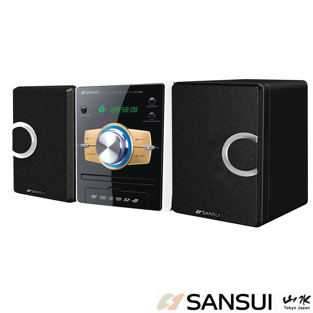 山水SANSUI藍芽/數位DVD/DivX/USB音響(MS-655)