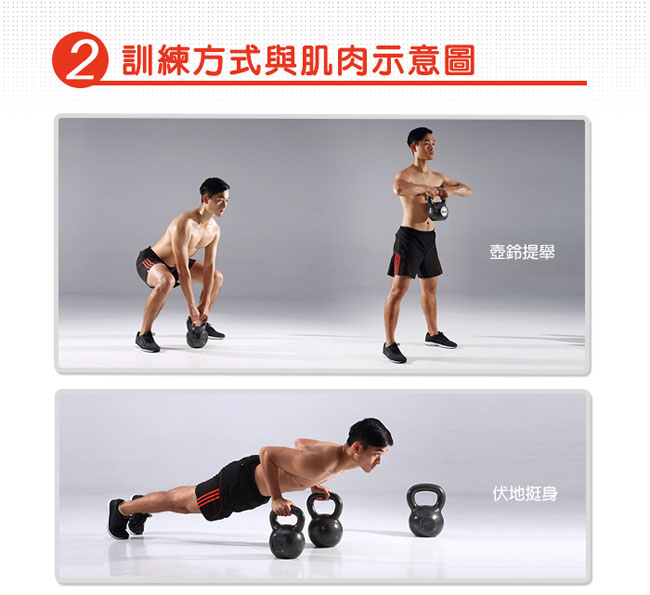 【FIT SO】鑄鐵壺鈴 12KG