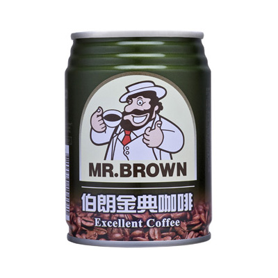 金車MR.BROWN伯朗金典咖啡 240ml (24罐/箱)