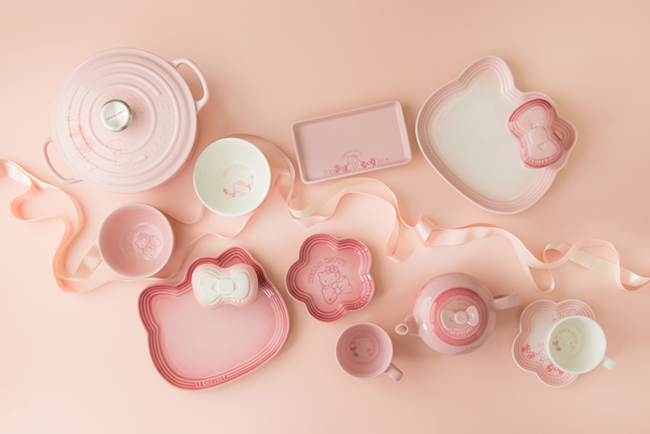 LE CREUSET x Hello Kitty 瓷器蝴蝶結烤盅2入