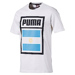 PUMA-足球系列國旗短袖T恤-阿根廷(M)