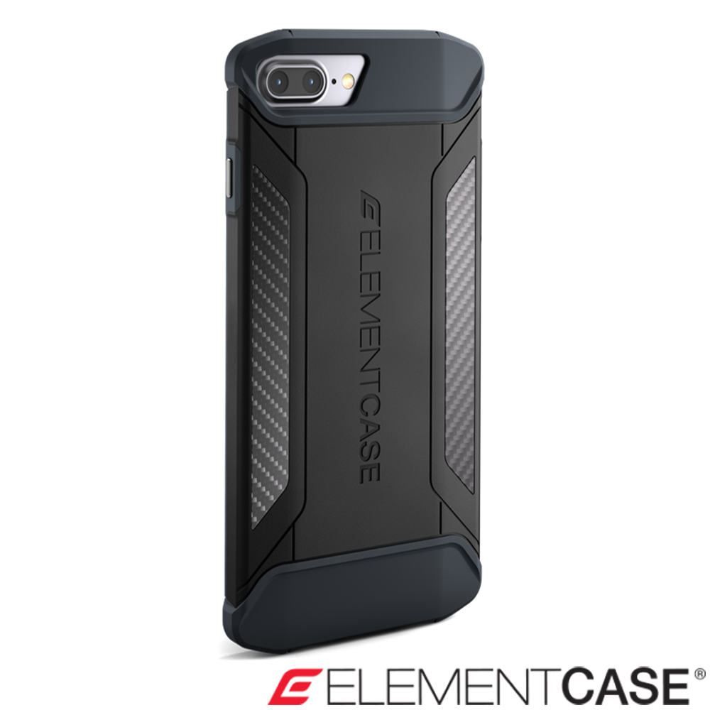 美國 Element Case iPhone 8+ / 7+ CFX強化防摔手機保護殼-黑
