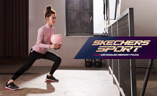 SKECHERS (女) 運動系列SKECH AIR - 12670BKHP