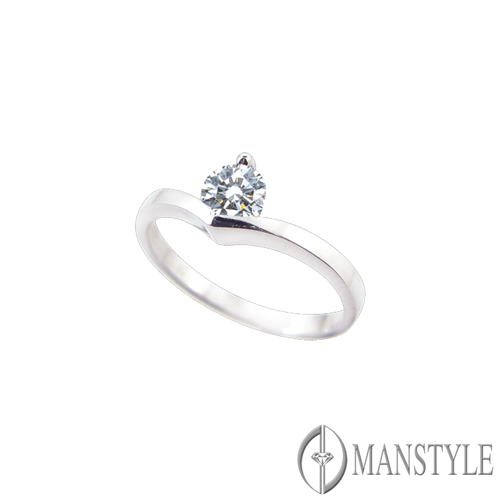 MANSTYLE「海韻」0.30ct 八心八箭鑽戒