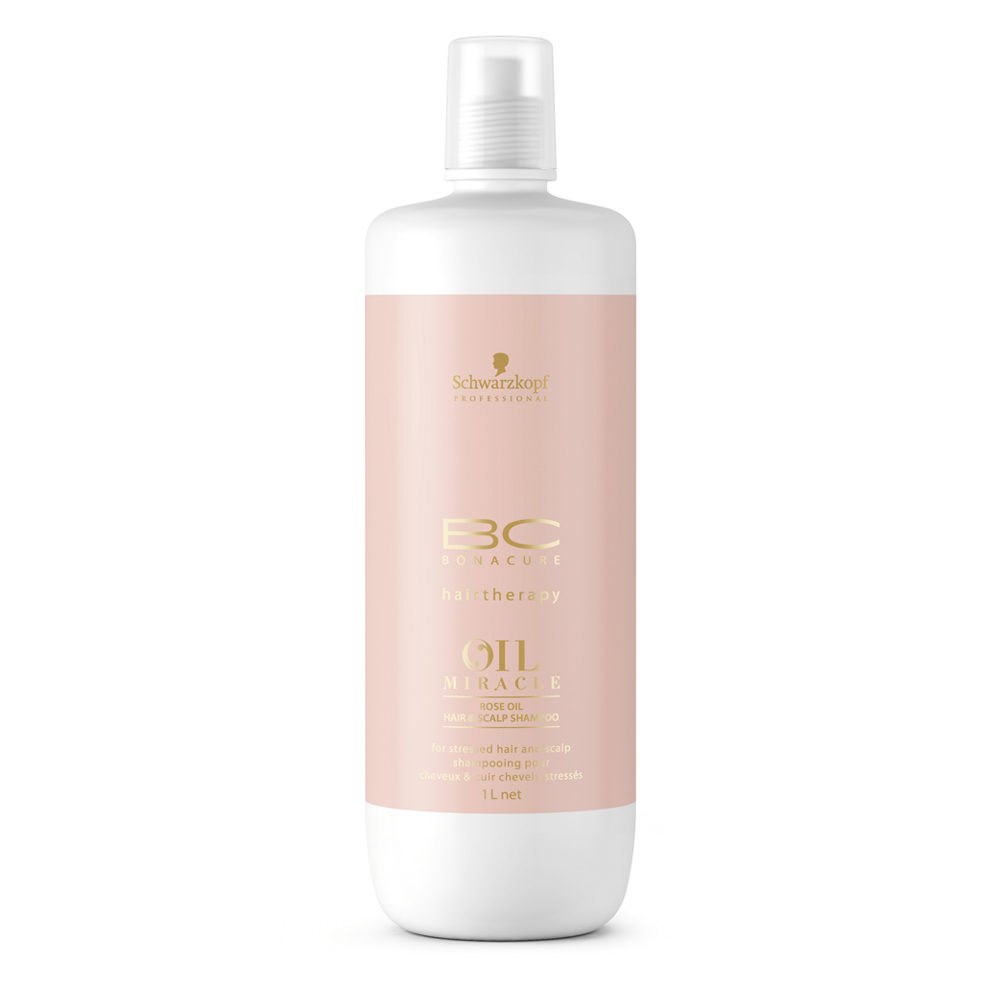 Schwarzkopf施華蔻 精油奇跡玫瑰護理洗髮露1000ml-快速到貨