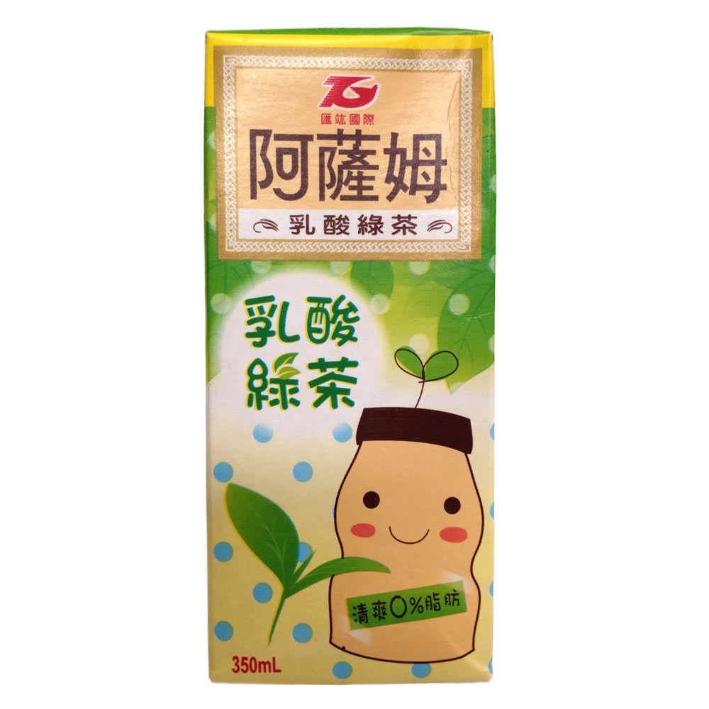 阿薩姆 乳酸綠茶(350mlx24入)