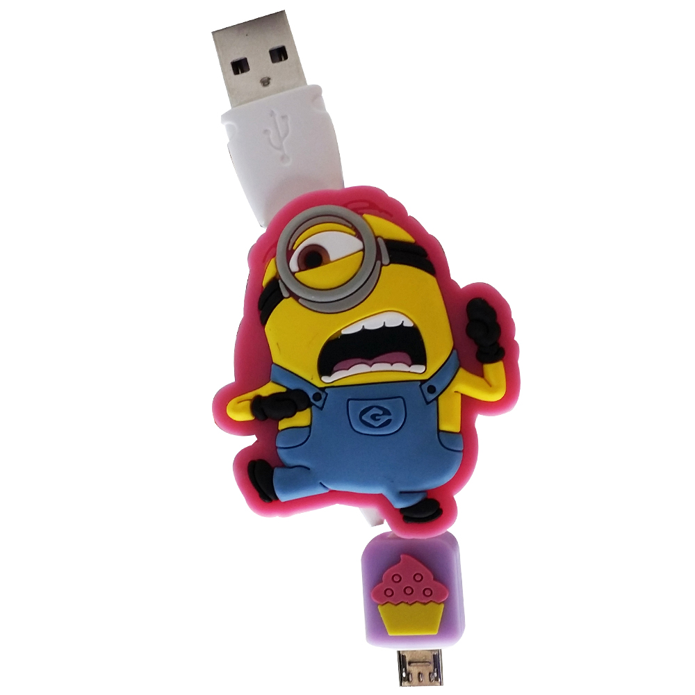 小小兵 Micro USB 造型伸縮傳輸線 product image 1