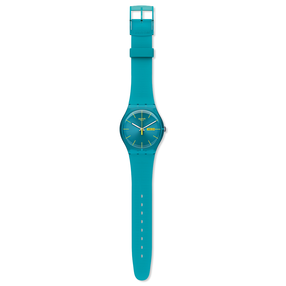 Swatch 原創系列 TURQUOISE REBEL 藍綠反叛手錶