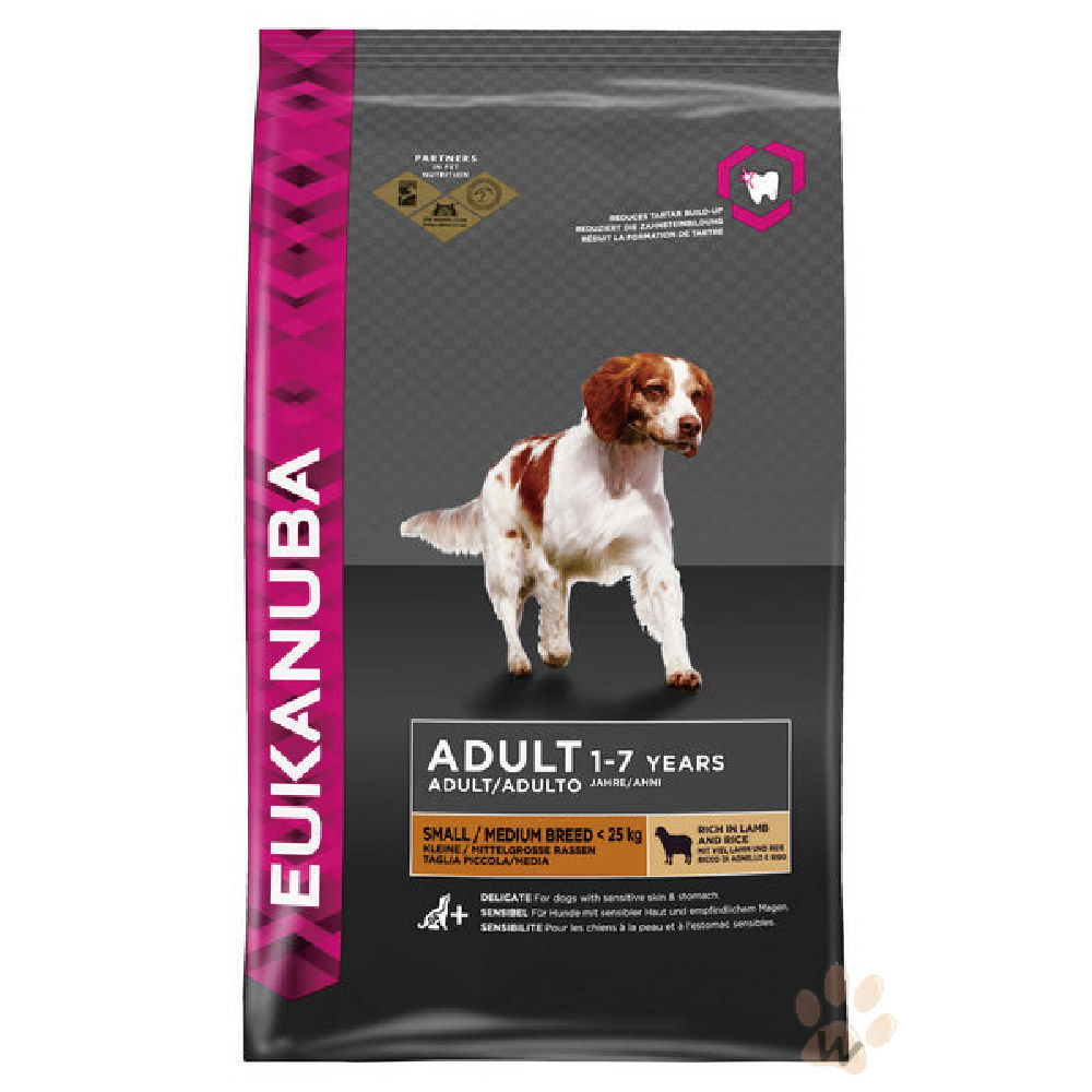 優卡Eukanuba 成犬羊肉加米 活力健康犬糧1kg 1入