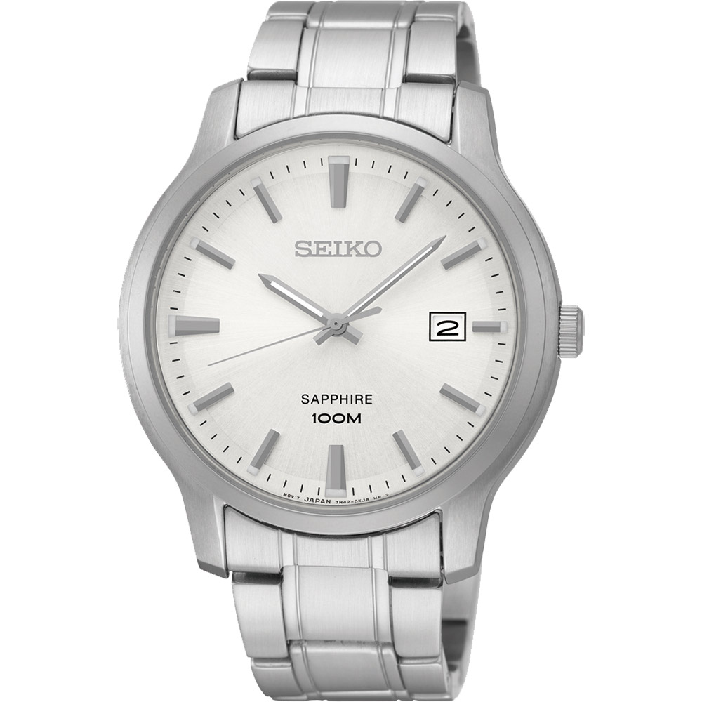 SEIKO CS系列大三針石英錶(SGEH39P1)-銀/41mm