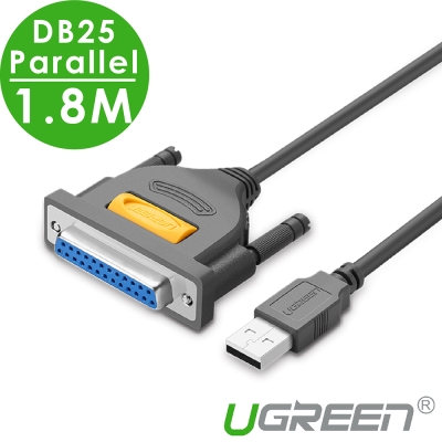 綠聯 USB TO DB25 Parallel印表傳輸線 1.8M