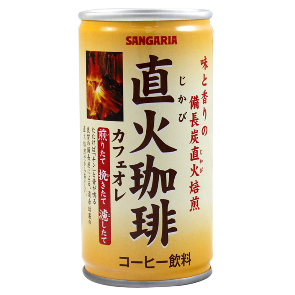 Sangaria  直火咖啡飲料[咖啡歐蕾] (185ml x6罐入)