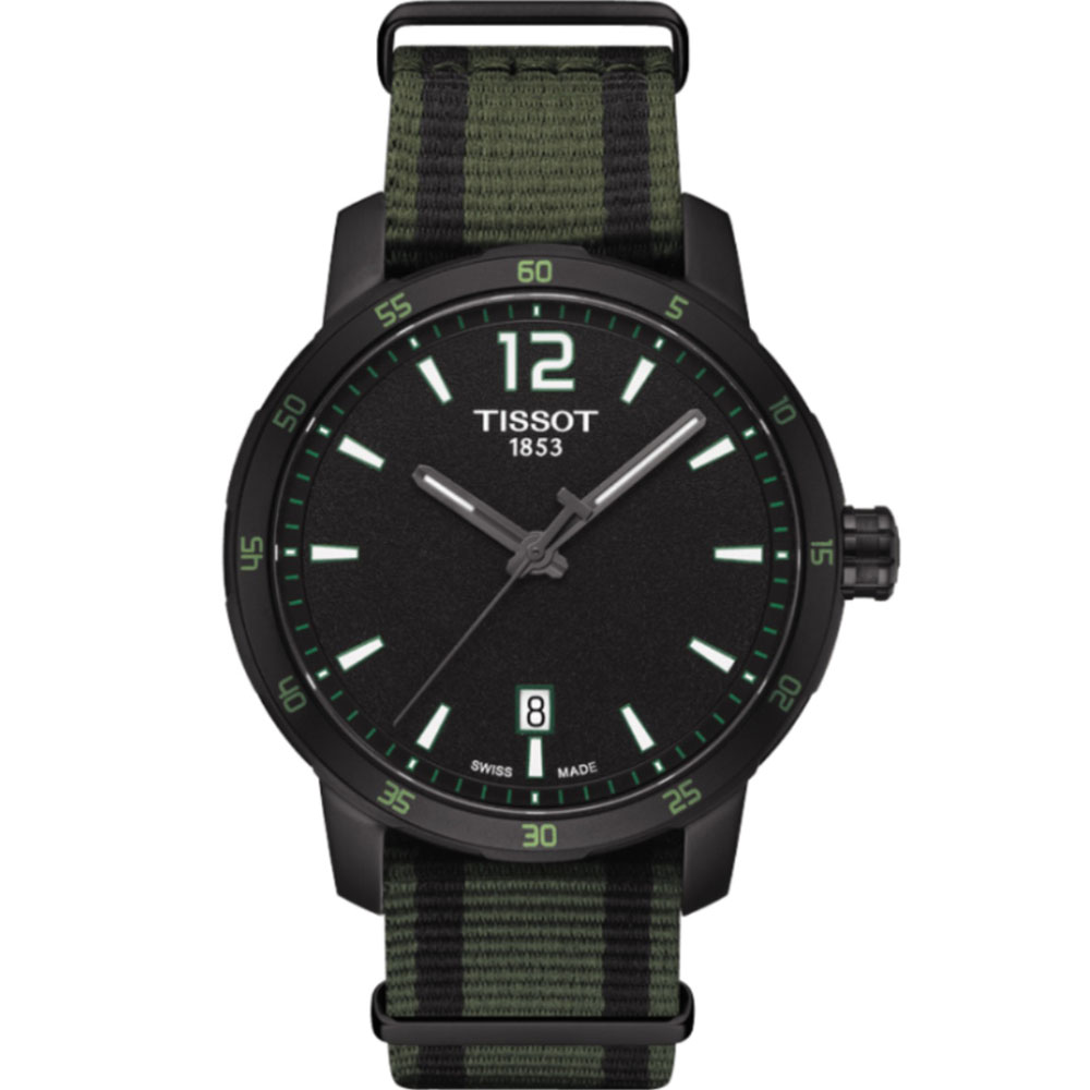 TISSOT QUICKSTER航海運動腕錶((T095410370570)-綠/40mm