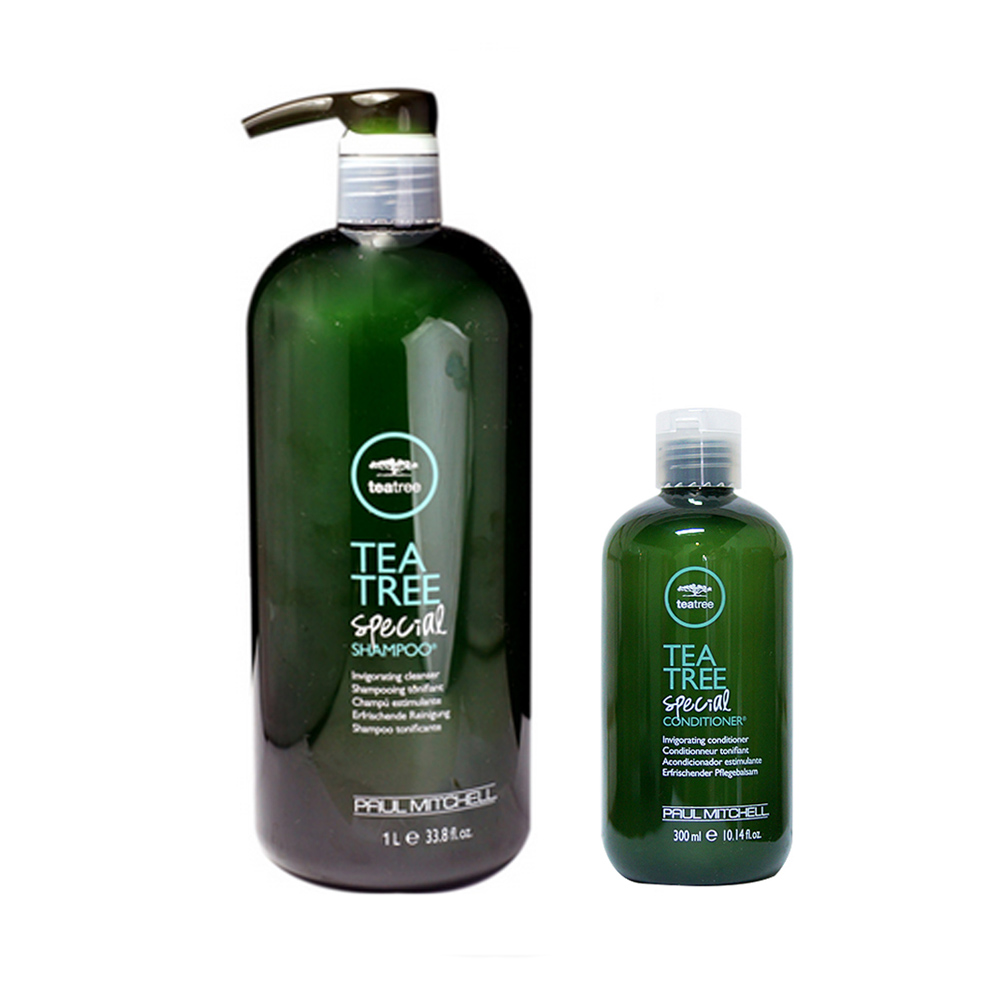 PAUL MITCHELL 茶樹洗髮精 1000ml+茶樹潤髮素 300ml