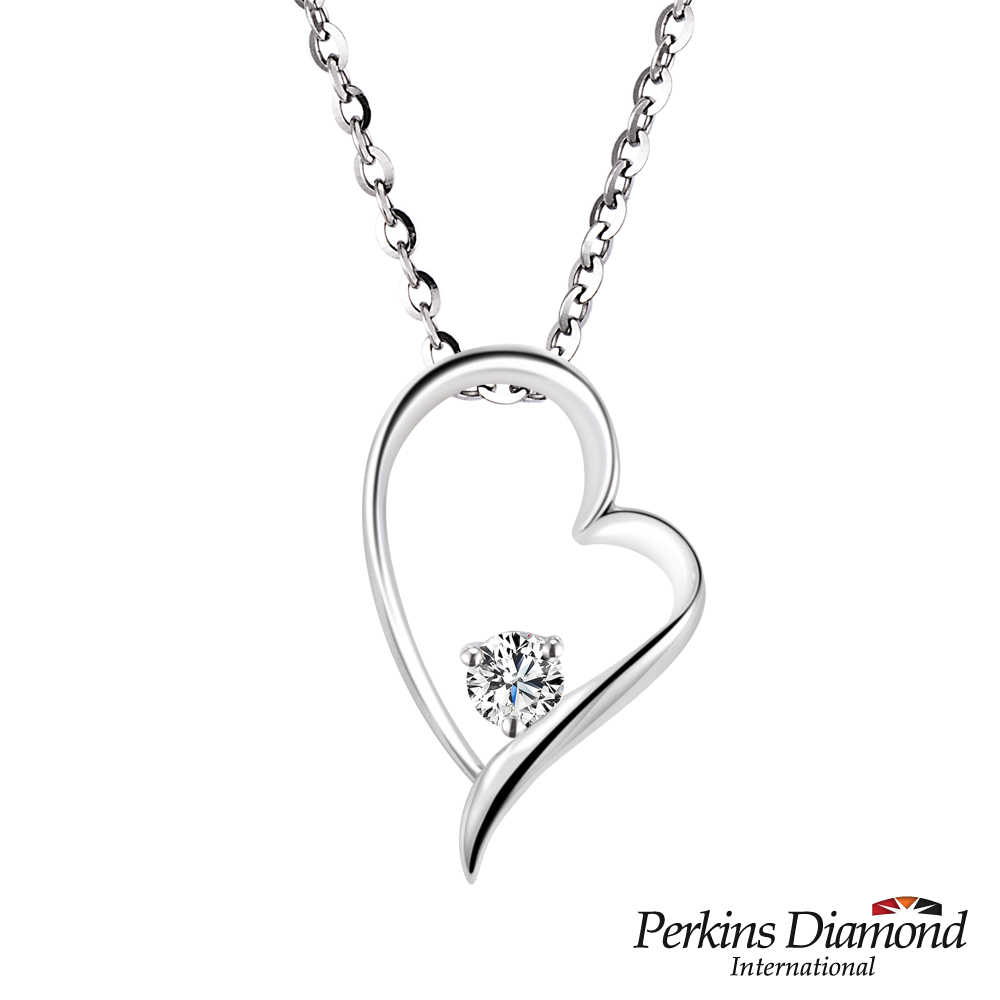 PERKINS 伯金仕 - Heart系列 14K金鑽石項鍊