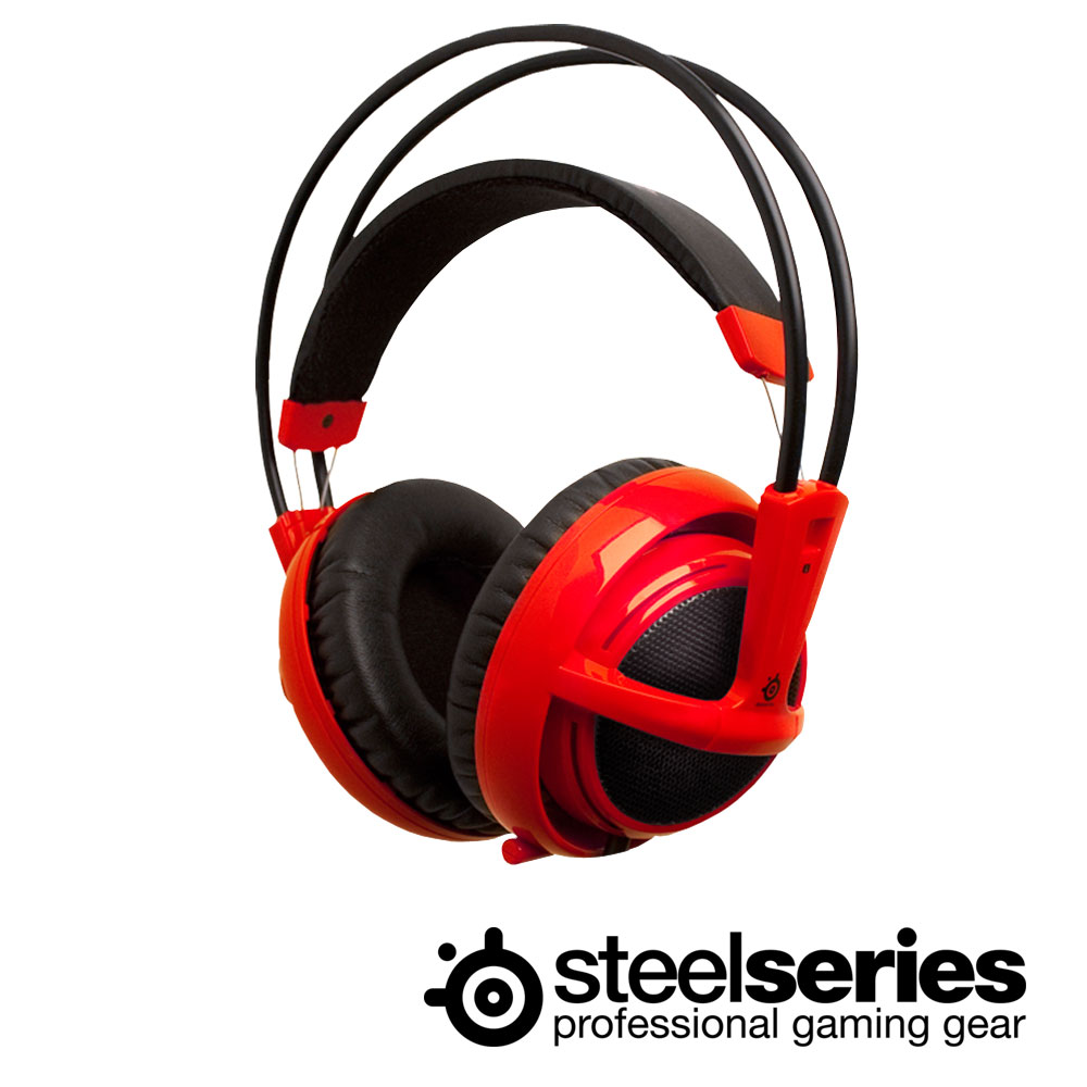 SteelSeries 西伯利亞 V2 紅色 電競耳機麥克風