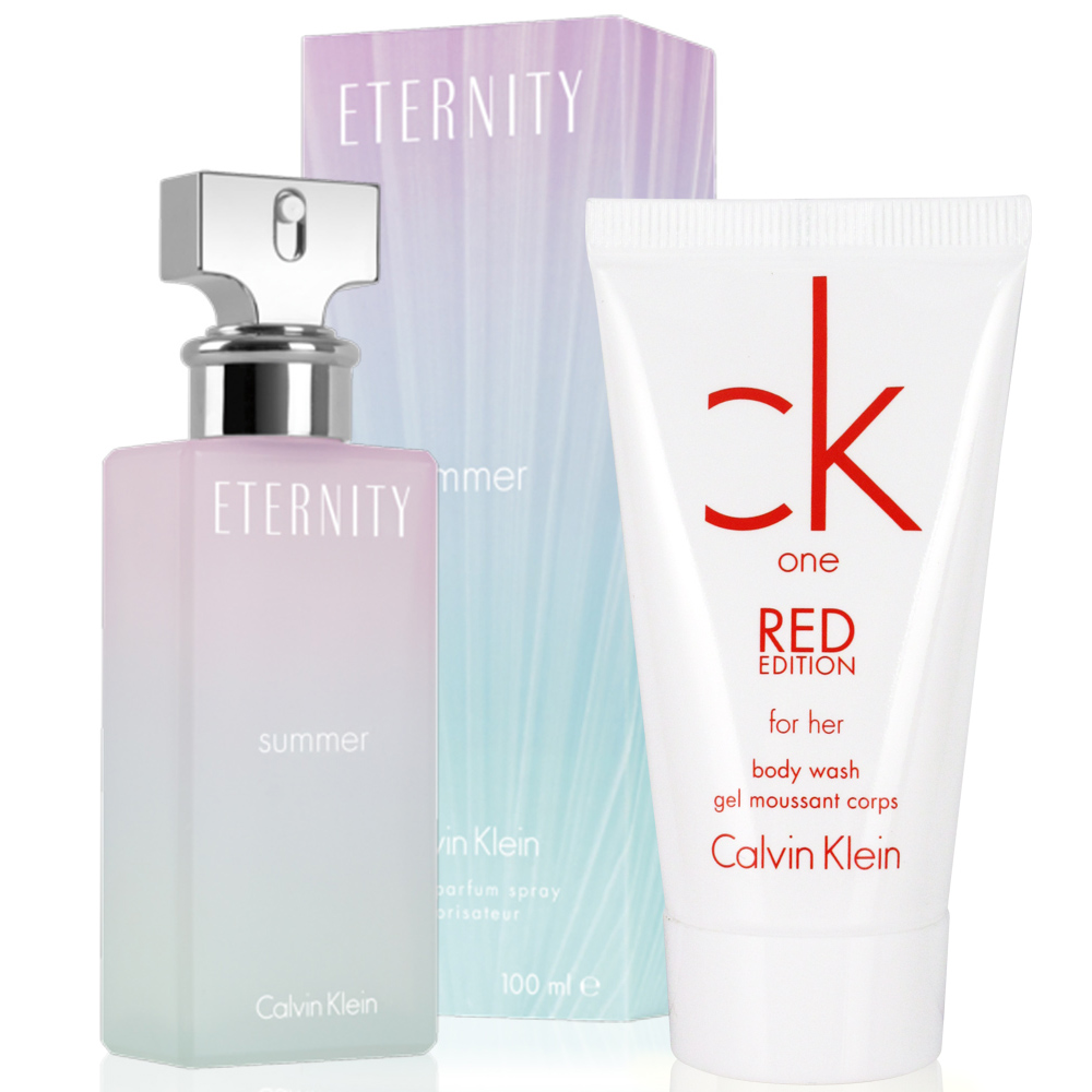 Calvin Klein 永恆女性淡香精100ml 2016夏季限量版?(贈同品牌沐浴膠)