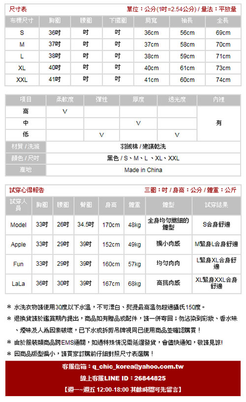 羊羔毛收腰連帽羽絨棉外套 (黑色)-CiAO妞