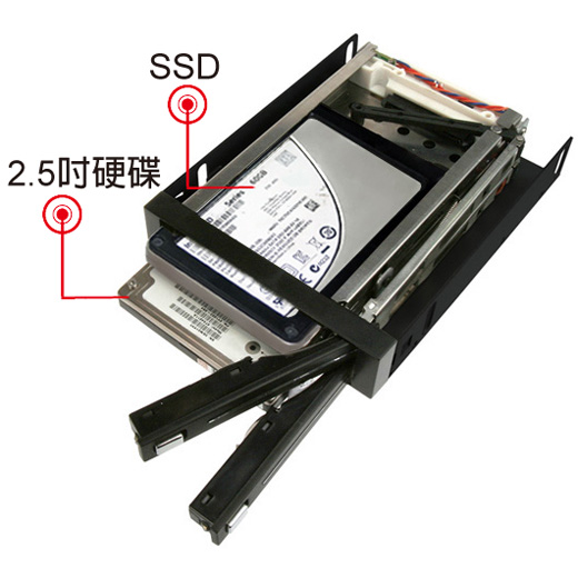 伽利略 2.5 吋 雙層外接盒 (桌上型）