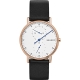 Skagen Signature 北歐時尚單針手錶-白x玫塊金框/40mm product thumbnail 1