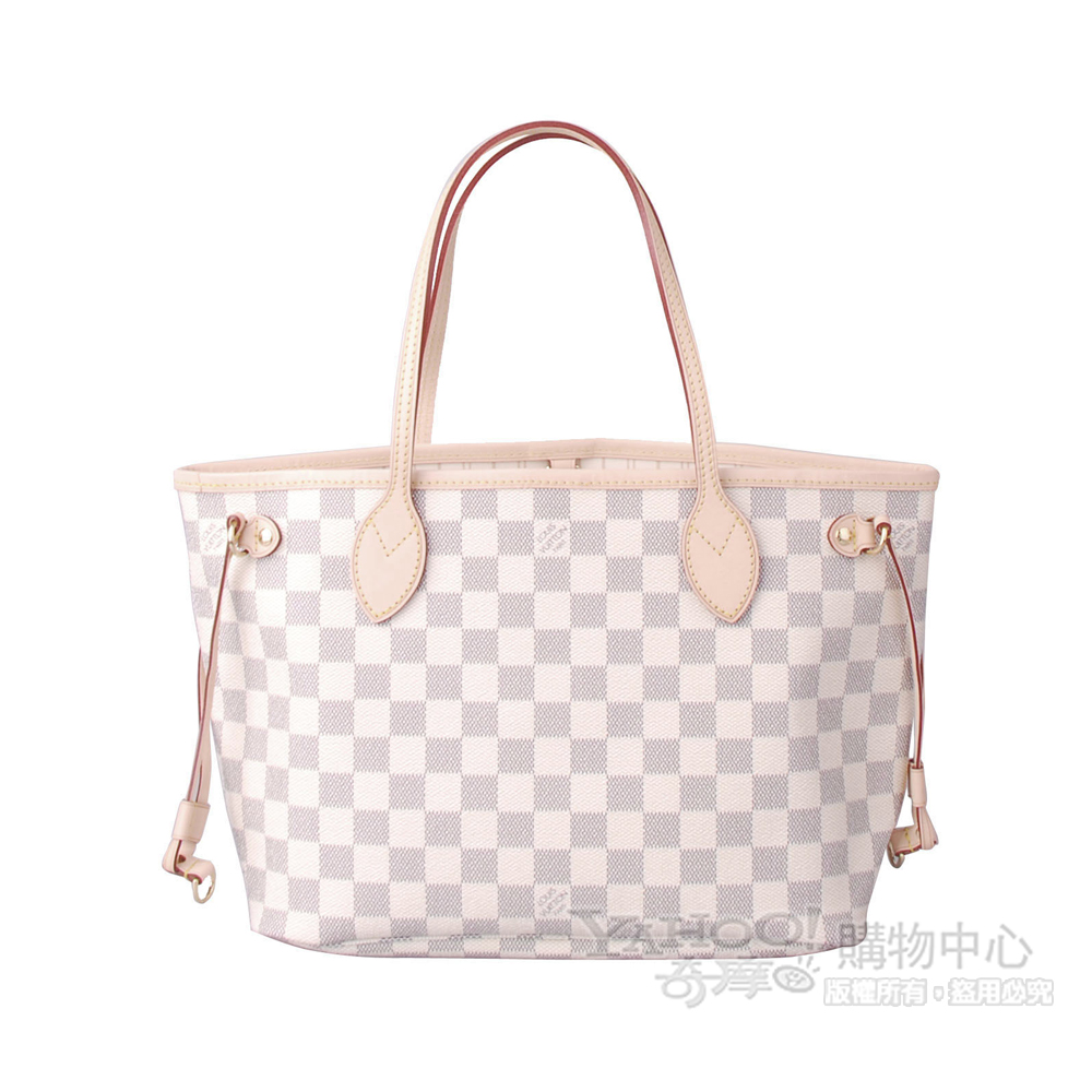 LV N51110 經典Damier Neverfull 肩背包 ( 小 )