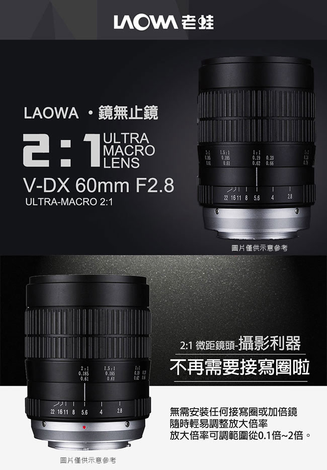 老蛙 LAOWA 60mm F2.8 MACRO 2:1(公司貨)For Sony E