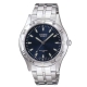 CASIO 時刻夜光時尚不鏽鋼腕錶(MTP-1243D-2A)-藍面/40mm product thumbnail 1