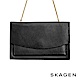 SKAGEN WALLET ON 真皮鍊帶扁包-黑色 product thumbnail 1