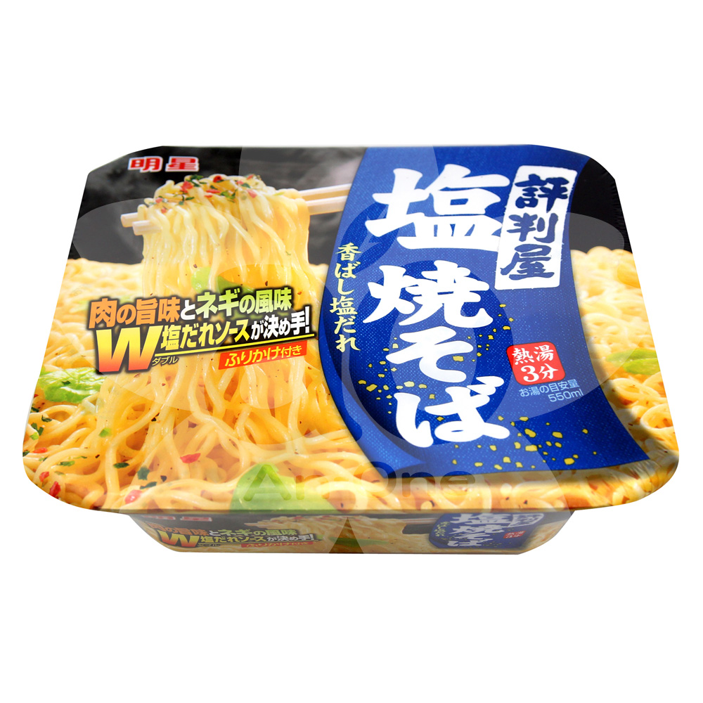 明星食品 評判屋炒麵-鹽味(103gx2碗)