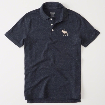 AF a&f Abercrombie & Fitch POLO 藍色 0344