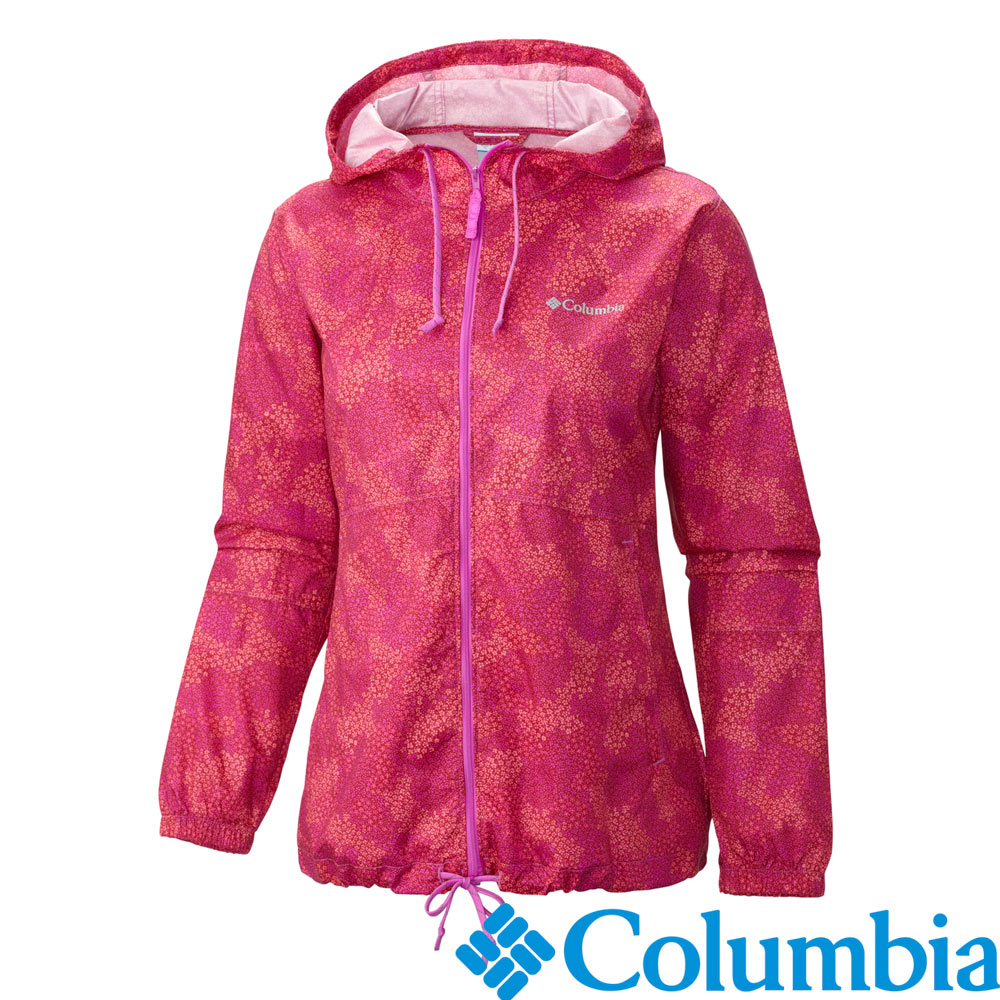 Columbia哥倫比亞-單件式防潑外套-女用-紅色/UKL30130RD