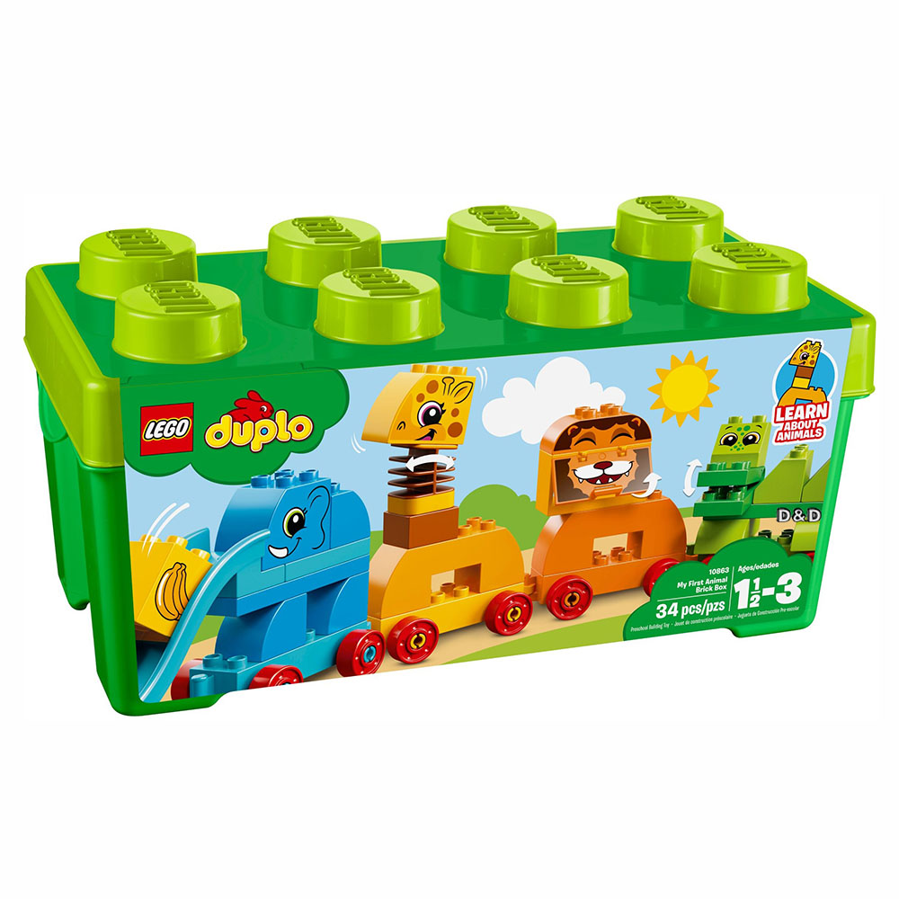 樂高LEGO Duplo 幼兒系列 - LT10863 我的第一個動物顆粒盒