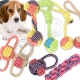 DYY》艷色多彩棉質結繩球啃咬拉力系列狗玩具m號隨機出貨 product thumbnail 1
