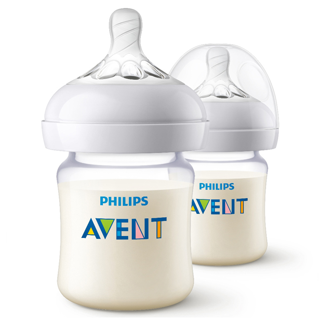 PHILIPS AVENT 親乳感PA防脹氣握把奶瓶125ml雙入