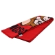 MOSCHINO 小熊玩偶圖案造型羊毛混絲披肩/圍巾(紅) product thumbnail 1