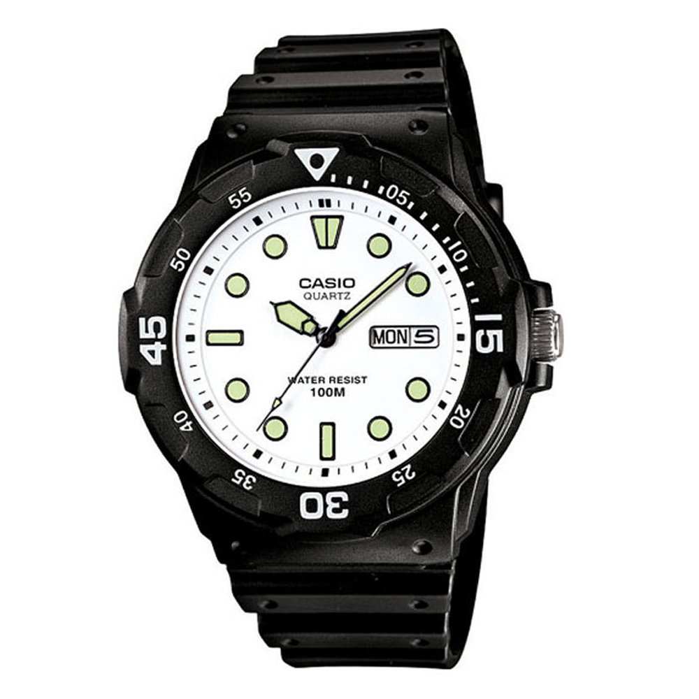 CASIO 潛水風尚 DIVER LOOK 運動錶(MRW-200H-7E)-白/44.6mm