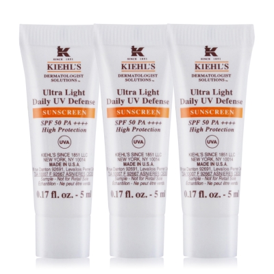 KIEHLS契爾氏 集高效清爽UV防護乳SPF50 PA++++5MLX3