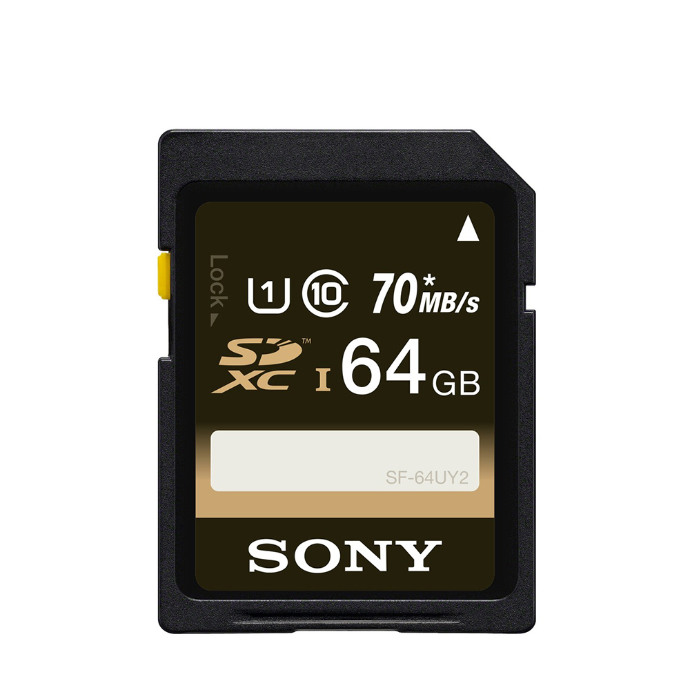 SONY 64GB SDXC U1 Class10 70MBs 高速記憶卡