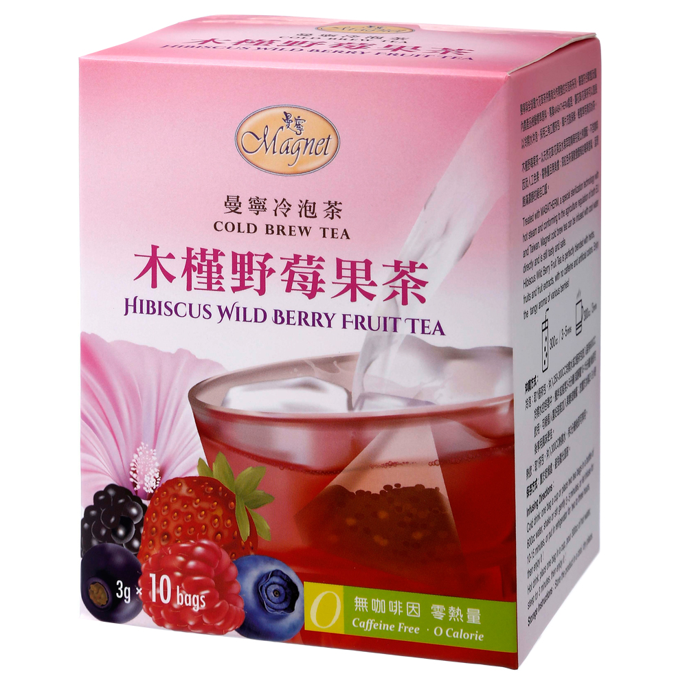 曼寧 冷泡茶-木槿野莓果茶(3gx10入)