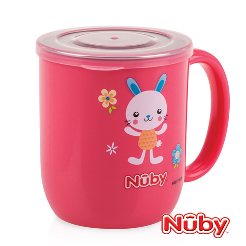 Nuby 不鏽鋼喝水杯_粉(18M+)