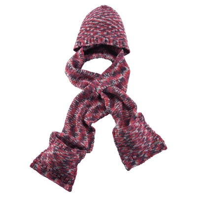 【ATUNAS 歐都納】保暖帽含圍巾 A-A1545 桃紫