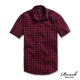 Roush (Slim Fit)隱藏口袋設計格紋襯衫-3色 product thumbnail 1