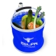 韓國SELPA 收納大容量可摺疊多用途水桶 裝水 釣魚露營 洗車 藍色 product thumbnail 1