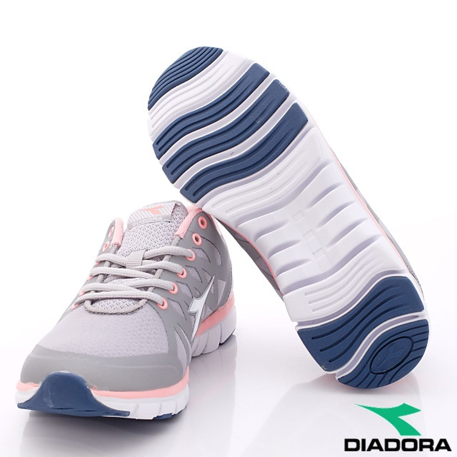 DIADORA-E楦頭超輕量反光慢跑款-WRNI838灰(女段)